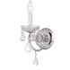 Imperial 1 Light 4.75 inch Polished Chrome Sconce Wall Light in Clear Swarovski Strass