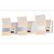 Fang LED 22.85 inch Chrome Bath Vanity Light Wall Light