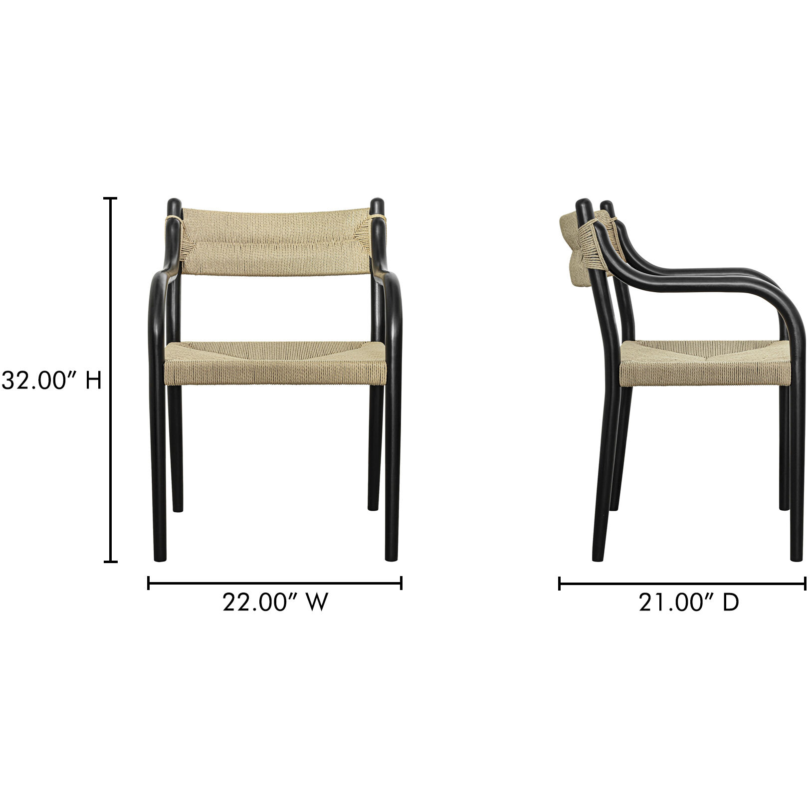 Kenny Black Dining Chair