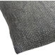 Washed Texture 20 inch Charcoal Pillow Kit in 20 x 20, Square