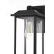 Araceli 1 Light 17 inch Black Outdoor Wall Sconce