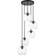Baxter 5 Light 18 inch Black Pendant Ceiling Light