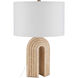 Hippodrome 21 inch 100 watt Natural Table Lamp Portable Light