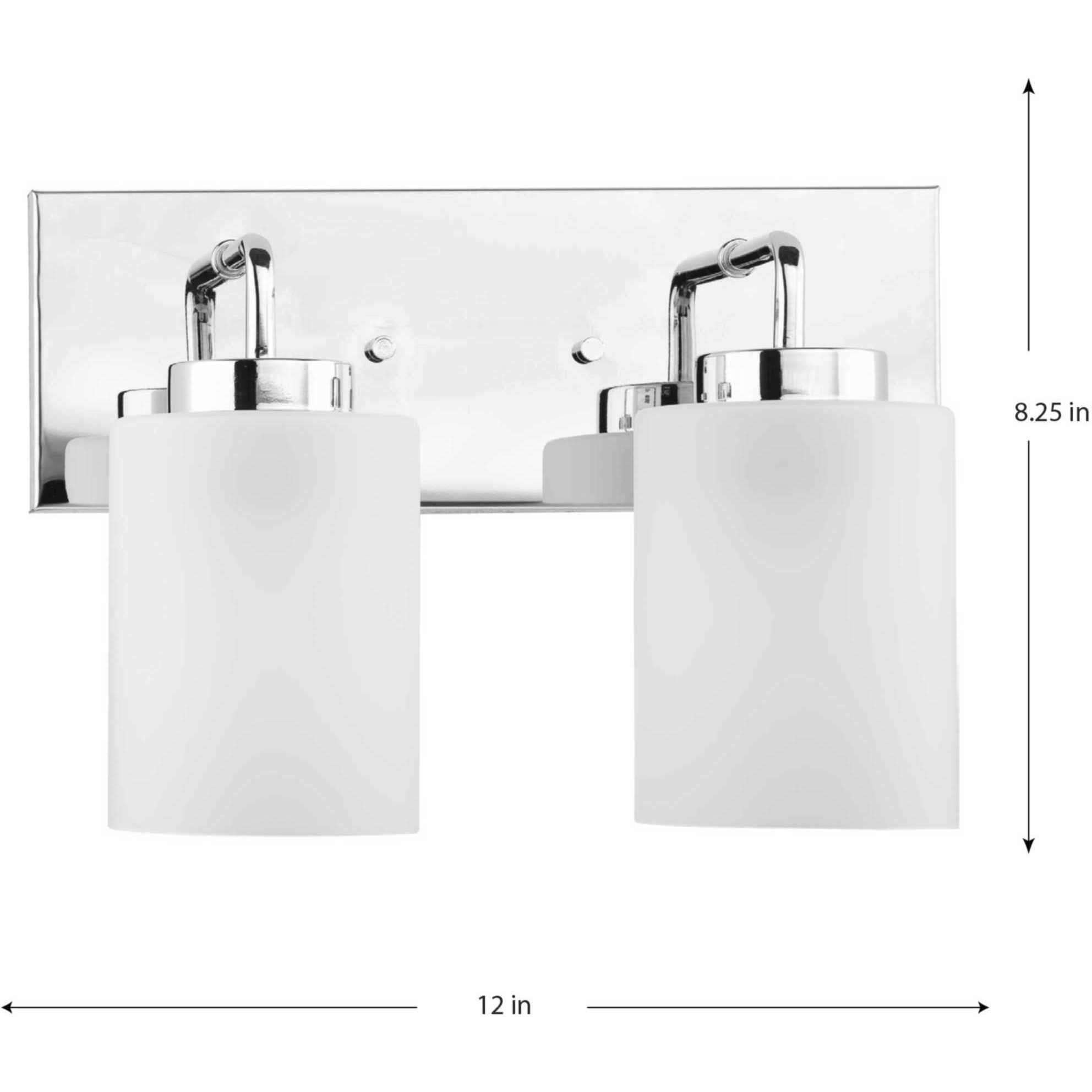 Merry 2 Light 12 inch Polished Chrome Bath Vanity Light Wall Light