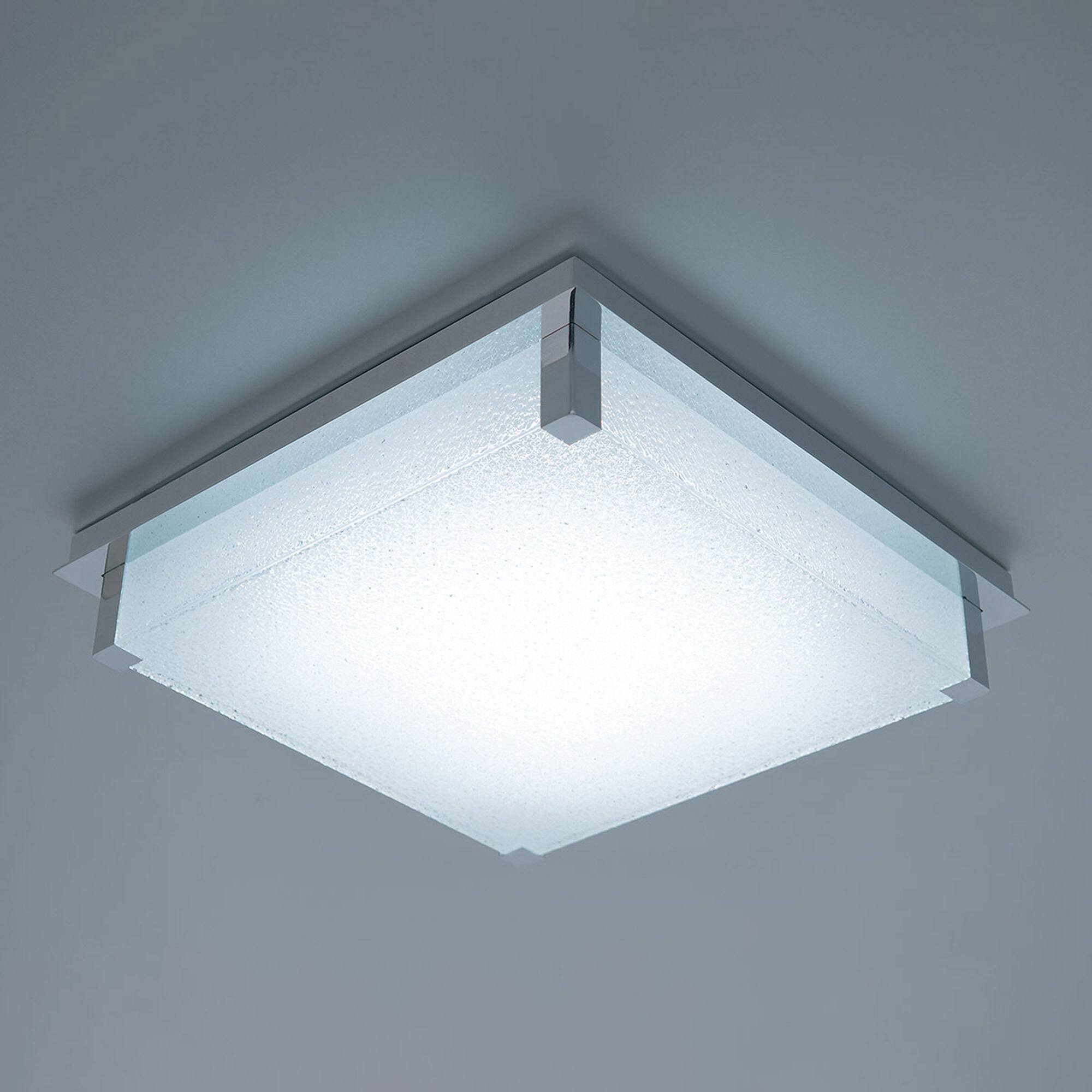 Vodka LED 14 inch Chrome Flush Mount Ceiling Light