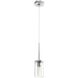Erin 1 Light 5.25 inch Chrome Pendant Ceiling Light