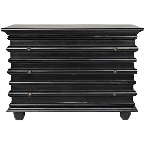 Ascona Hand Rubbed Black Chest, Small