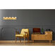 Graham 5 Light 32 inch Gold Wall Sconce Wall Light