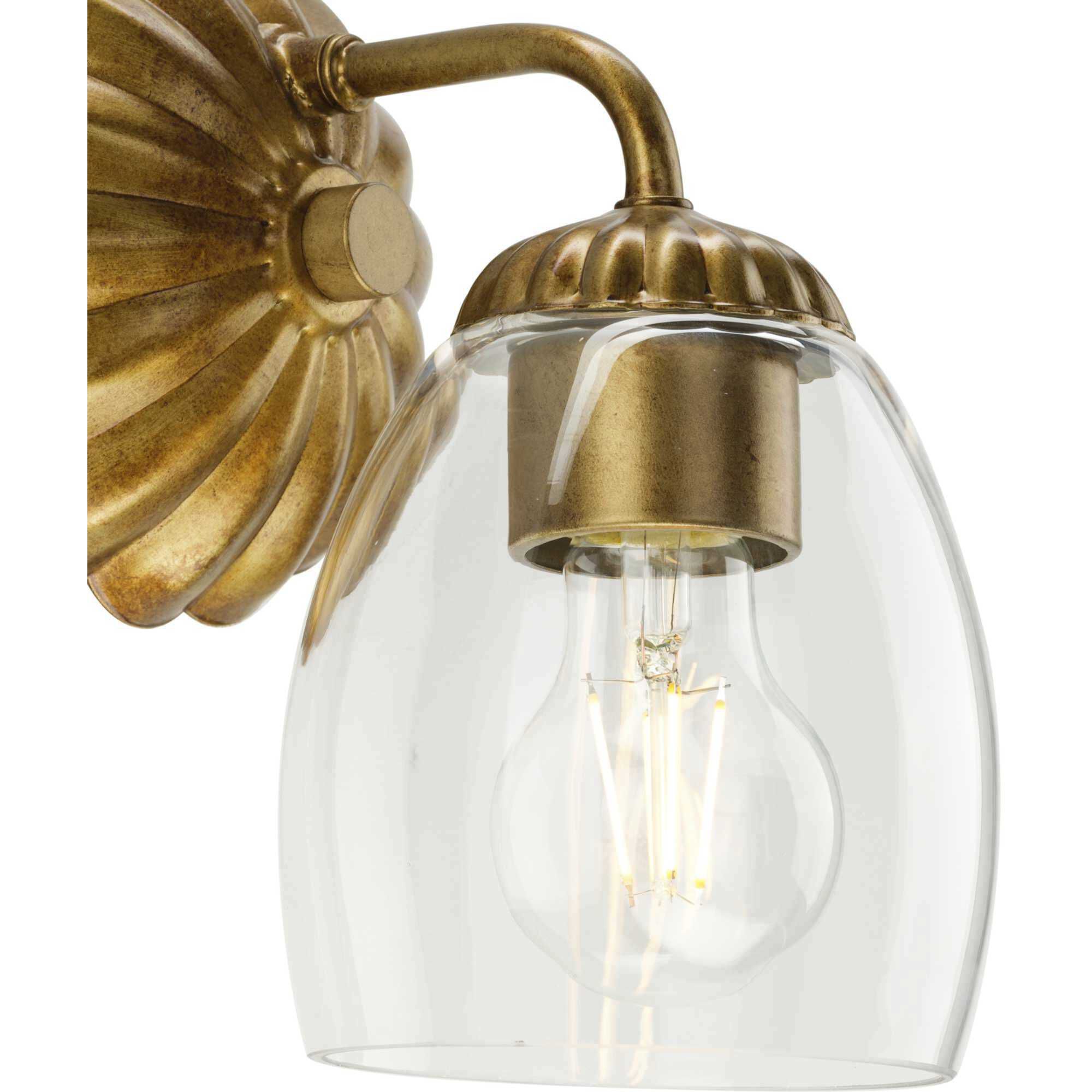 Quillan 1 Light 5 inch Gold Ombre Bathroom Vanity Light Wall Light