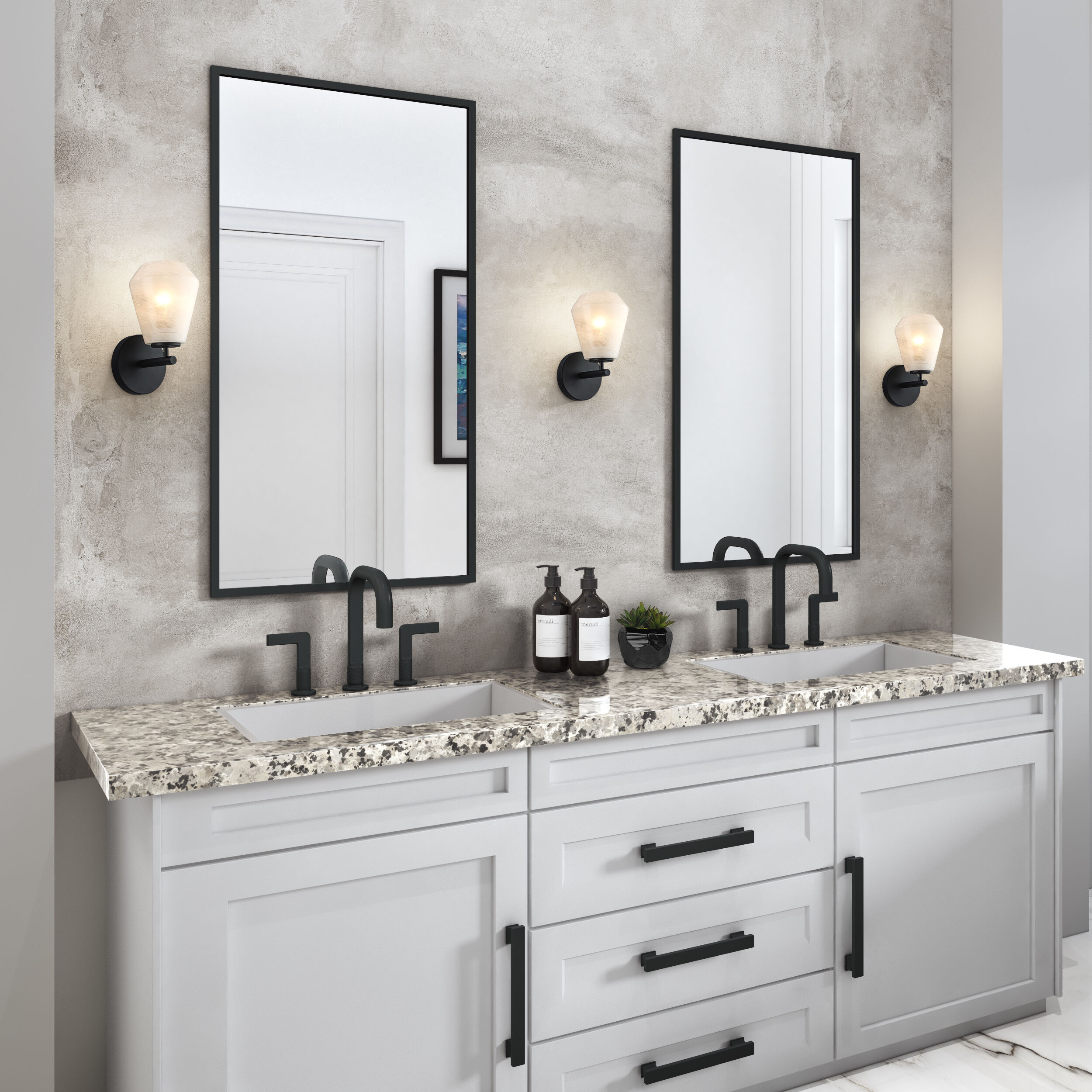 Brooke Wall Sconce Wall Light in Black