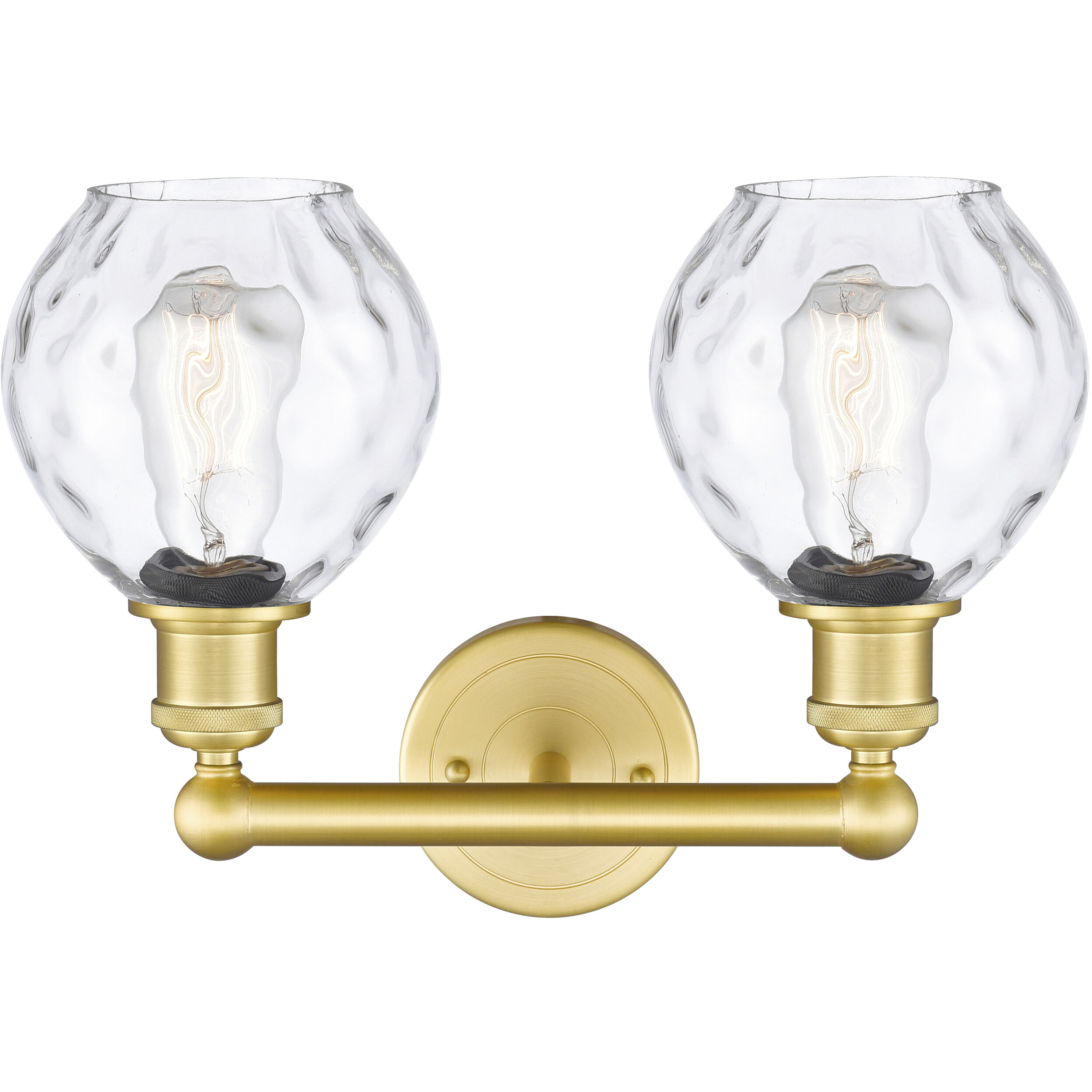 Waverly 2 Light 15 inch Satin Gold Bath Vanity Light Wall Light