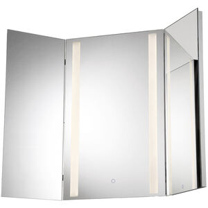 Mirror 44 X 32 inch Chrome Wall Mirror, Small