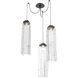 Ledgestone LED 13.5 inch Matte Black Swag Multi-Pendant Ceiling Light in 2700K LED