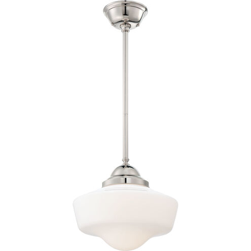 ML 1 Light 14 inch Polished Nickel Pendant Ceiling Light