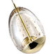 Artisan Collection/VENEZIA Series 8 inch Gold Pendant Ceiling Light