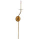 Ian K. Fowler Belfair LED 4.5 inch Gilded Iron Tail Sconce Wall Light, Large