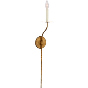 Ian K. Fowler Belfair LED 4.5 inch Gilded Iron Tail Sconce Wall Light, Large