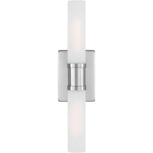Keaton 2 Light 5 inch Brushed Nickel Bath Vanity Wall Light