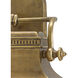 Malvasia 1 Light 13.5 inch Vintage Brass Wall Sconce Wall Light, Bunny Williams Collection