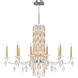 Siena 10 Light 40.5 inch Heirloom Gold Chandelier Ceiling Light in Heritage, No Spikes
