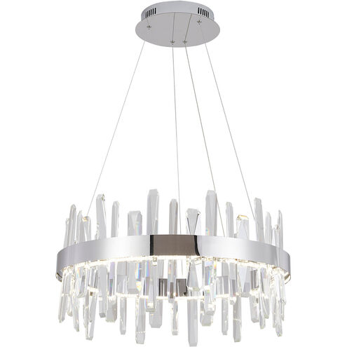 Canada LED 24 inch Chrome LED Chandelier Ceiling Light