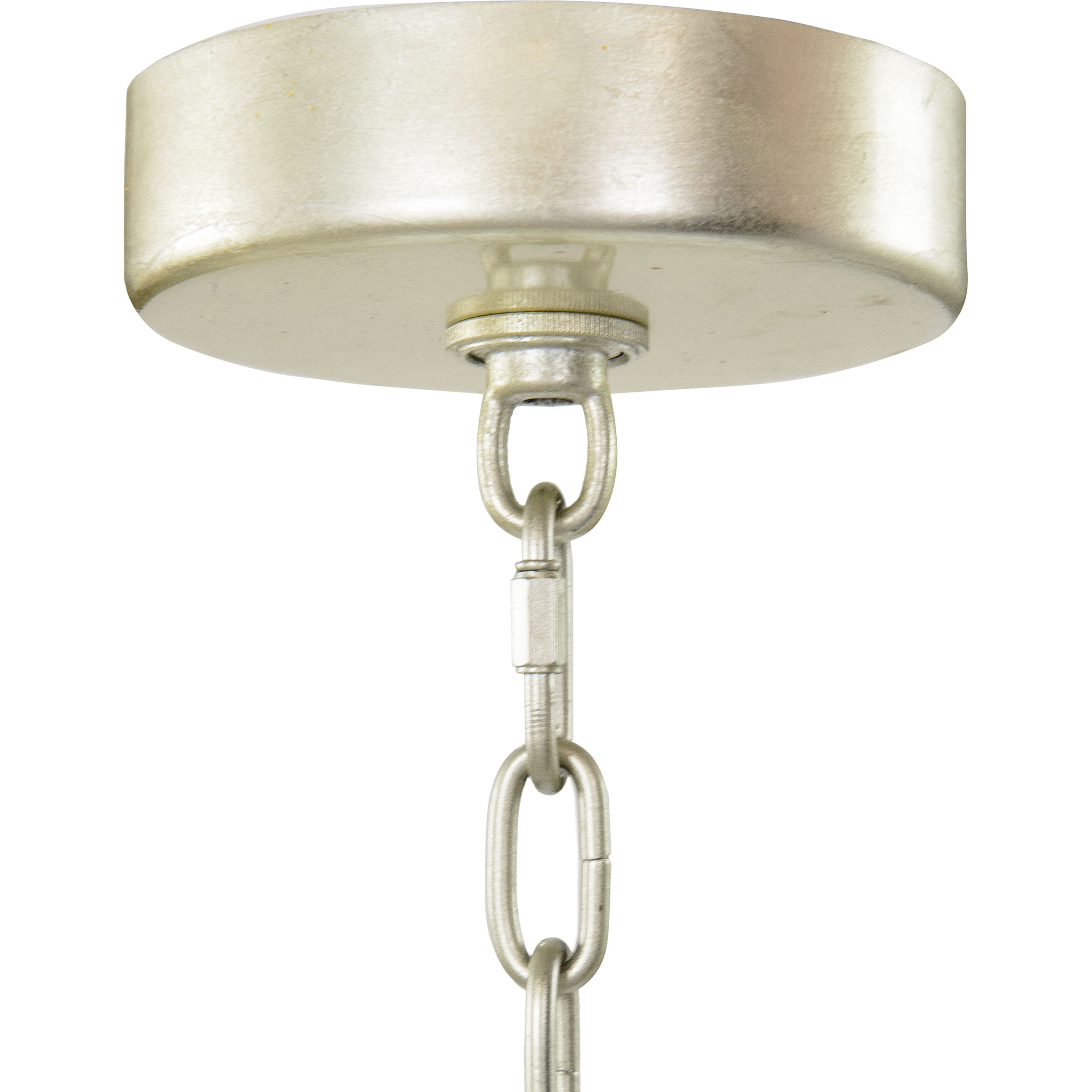 Churippu 21 Light Silver Leaf Chandelier Ceiling Light