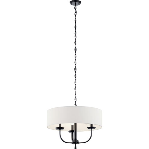 Kennewick 3 Light 20 inch Black Chandelier Ceiling Light