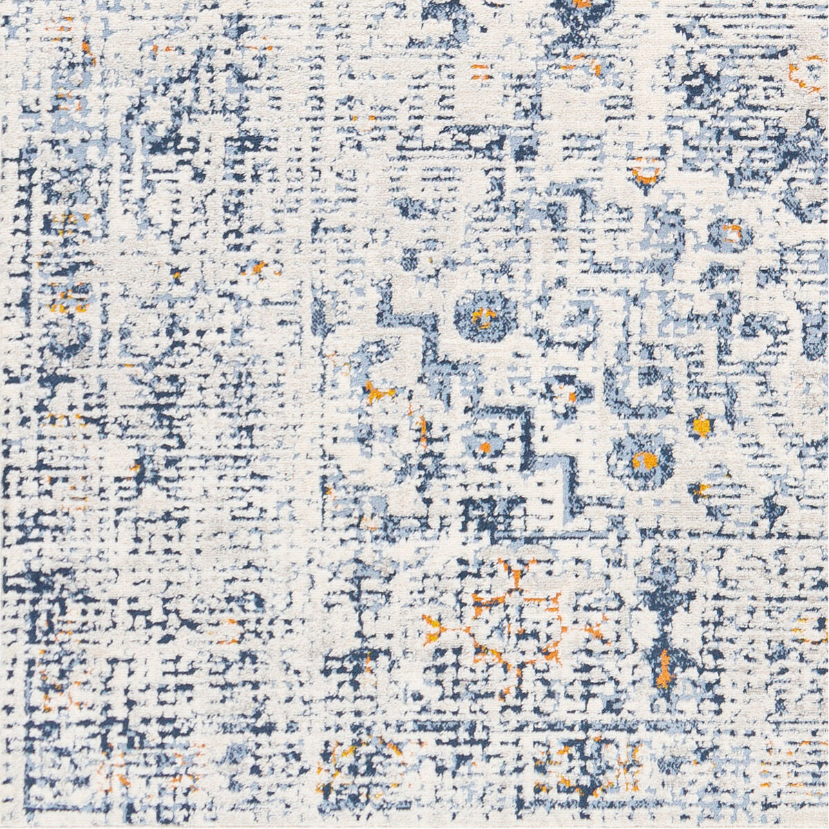 Porto 122 X 94 inch White/Light Gray/Dark Blue/Denim/Taupe Rugs, Rectangle