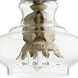 Dresden 1 Light 10 inch Sawyer's White Wash Pendant Ceiling Light