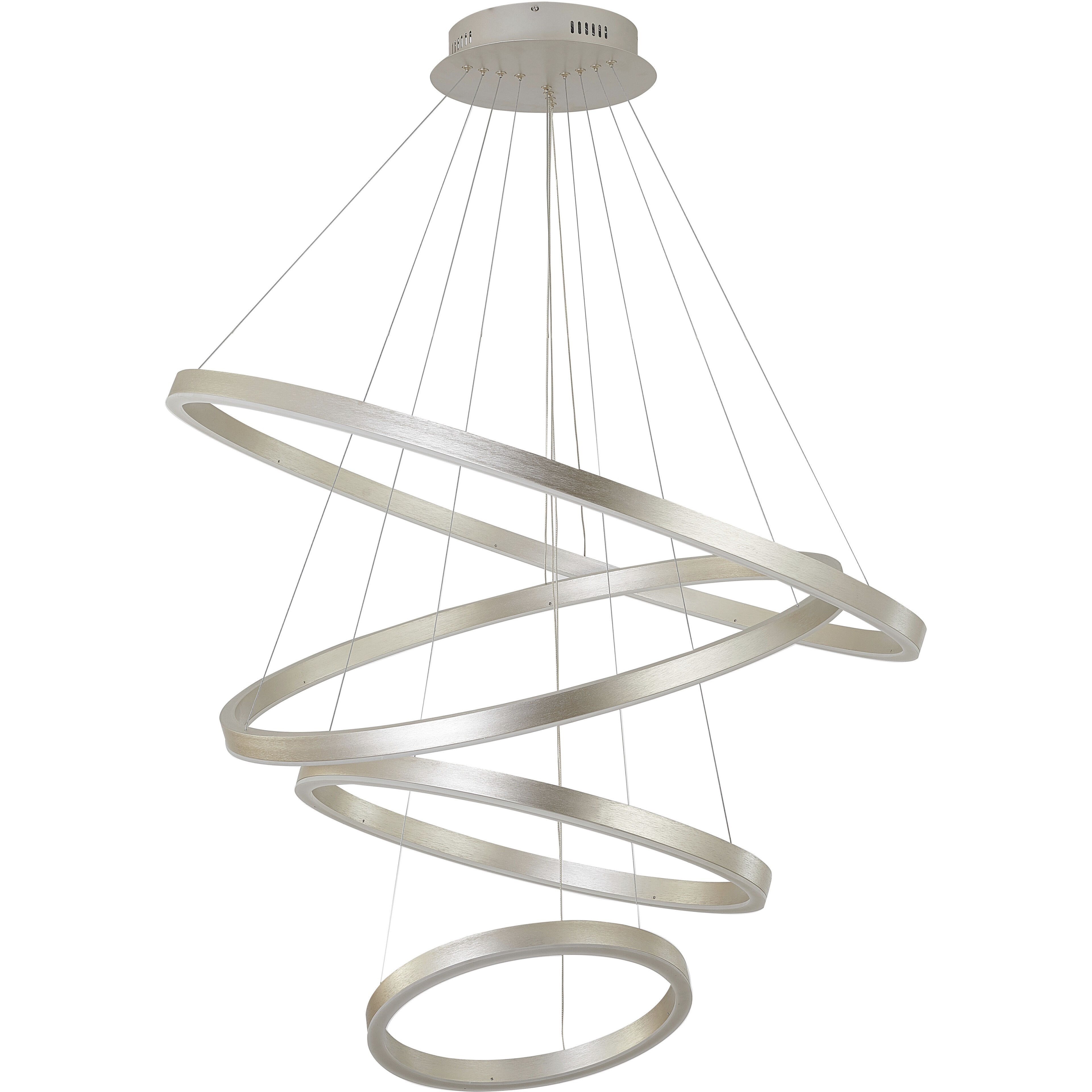 Canada LED 39.4 inch Brushed Nickel Chandelier Ceiling Light