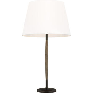 ED Ellen DeGeneres Ferrelli 27.25 inch 9 watt Weathered Oak Wood Table Lamp Portable Light