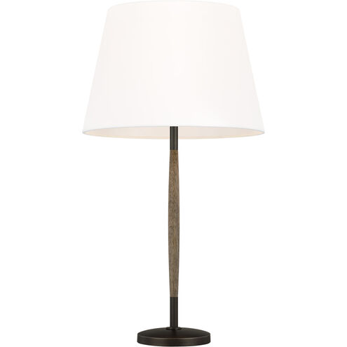 ED Ellen DeGeneres Ferrelli 27.25 inch 9 watt Weathered Oak Wood Table Lamp Portable Light