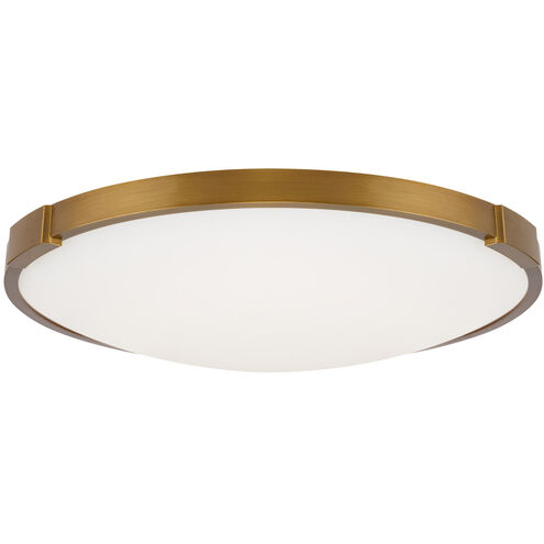 Sean Lavin Lance LED 13.4 inch Aged Brass Flush Mount Ceiling Light in LED 90 CRI 3000K, Integrated LED