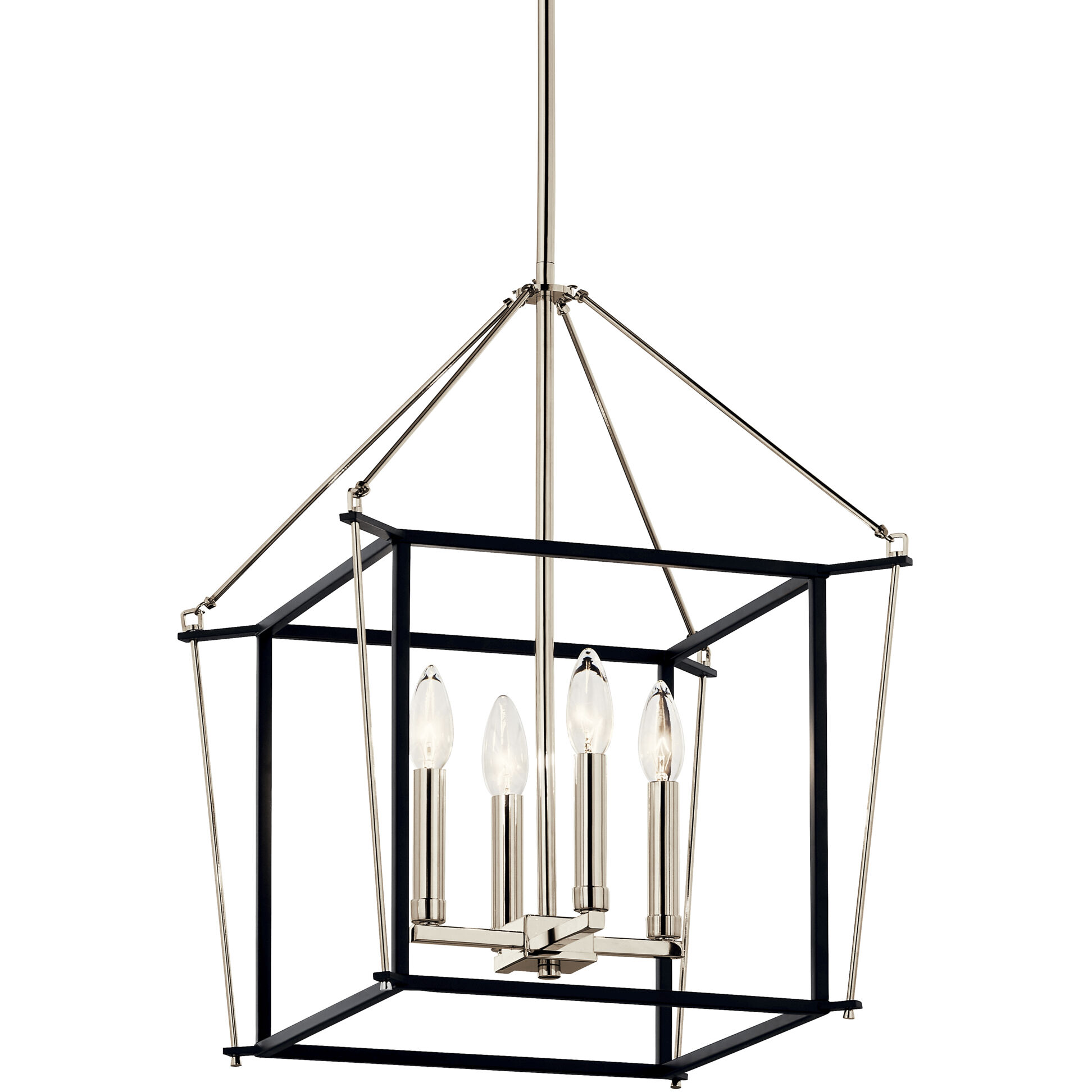 Eisley 4 Light 16 inch Polished Nickel Foyer Pendant Ceiling Light