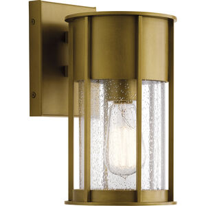 Camillo 1 Light 11 inch Natural Brass Outdoor Wall Mount, Small