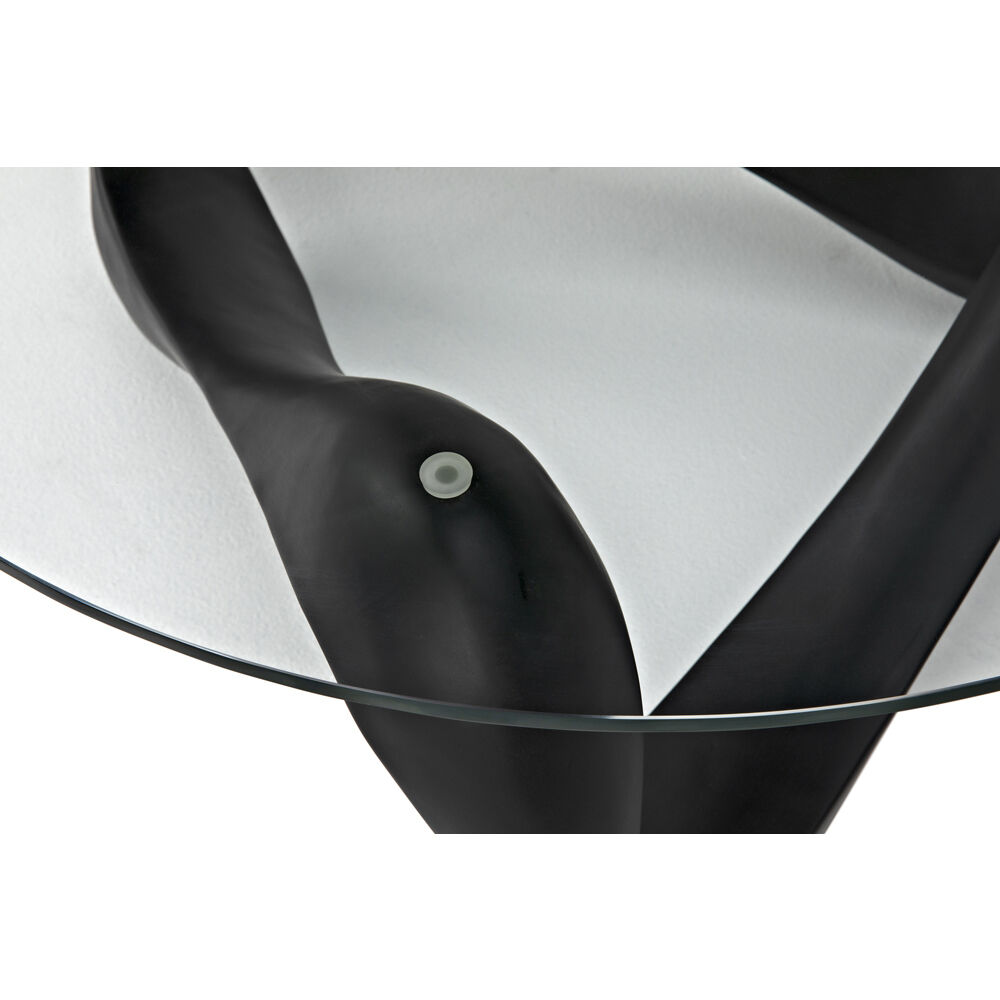 Orion 35.5 X 35.5 inch Black Coffee Table