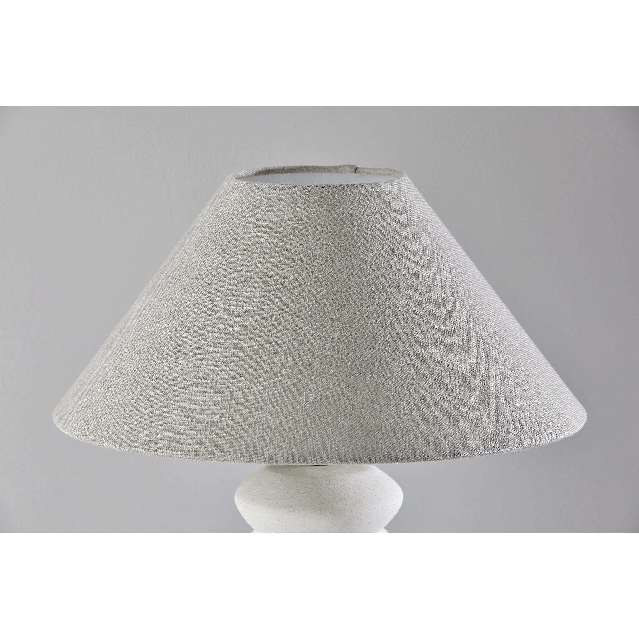 Marcey 25 inch 100.00 watt Matte Off-White Ceramic Table Lamp Portable Light