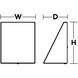 Watson LED 9.5 inch White Outdoor Sconce