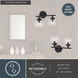 Lander LED 15 inch Matte Black Bathroom Light Wall Light in 2