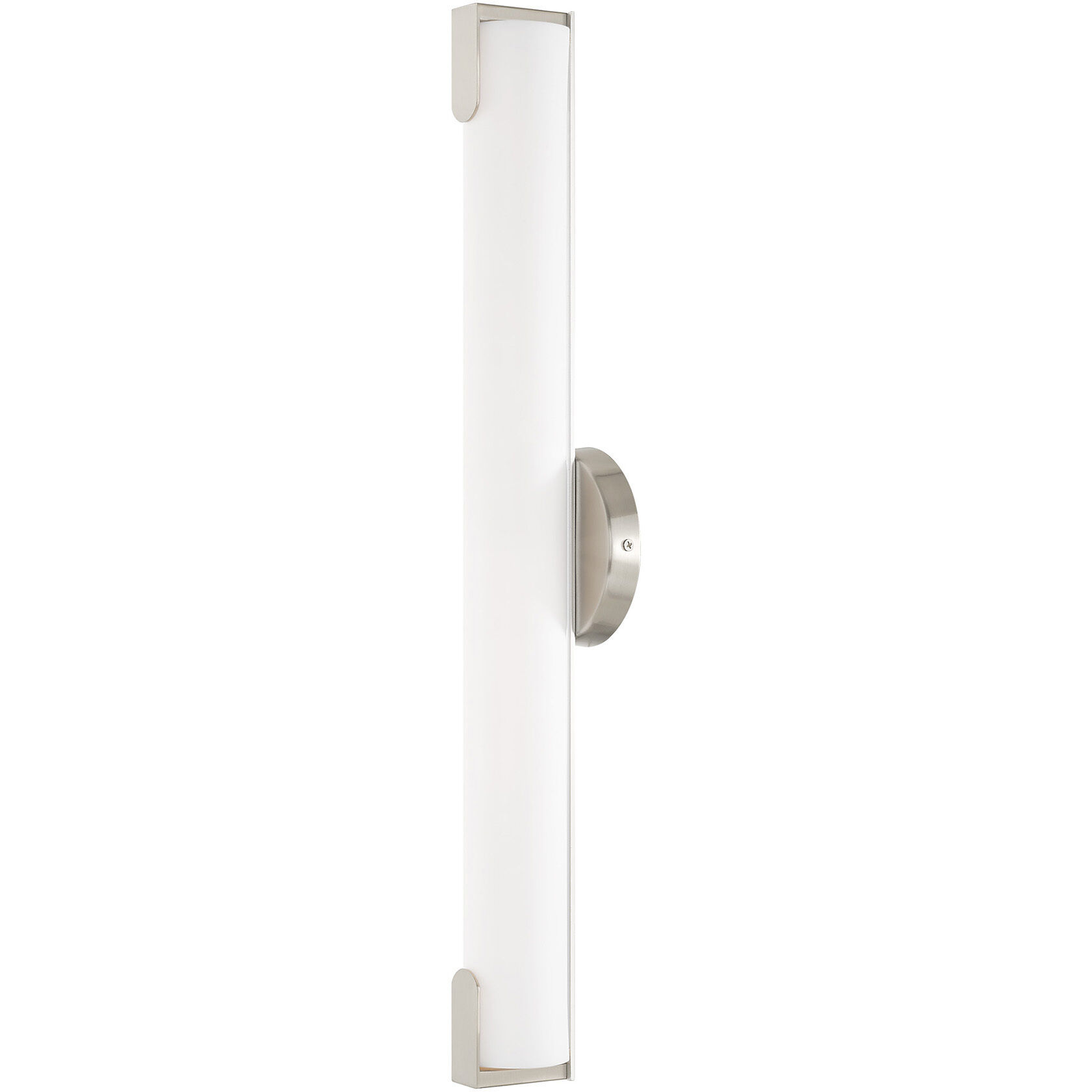 Lund LED 4 inch Brushed Nickel ADA Bath Vanity Wall Light