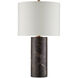 Vespera 25 inch 150 watt Coffee Brown/Antique Brass Table Lamp Portable Light