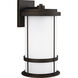 Wilburn 1 Light 24 inch Antique Bronze Outdoor Wall Lantern, Extra Large