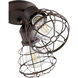 Fort Worth LED Oiled Bronze Patio Fan Light Kit