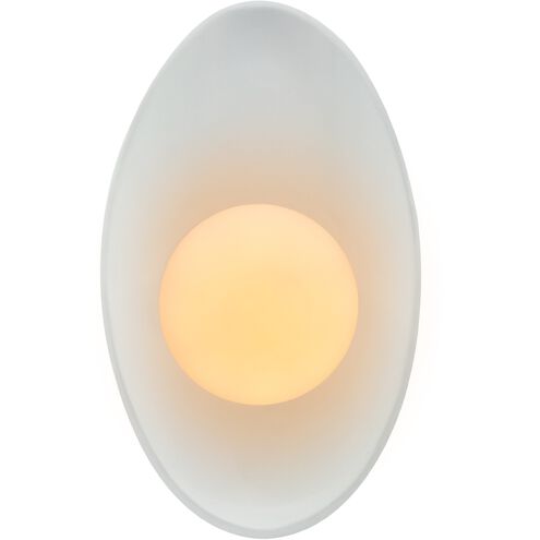Ambiance LED 7.5 inch Gloss White Wall Sconce Wall Light