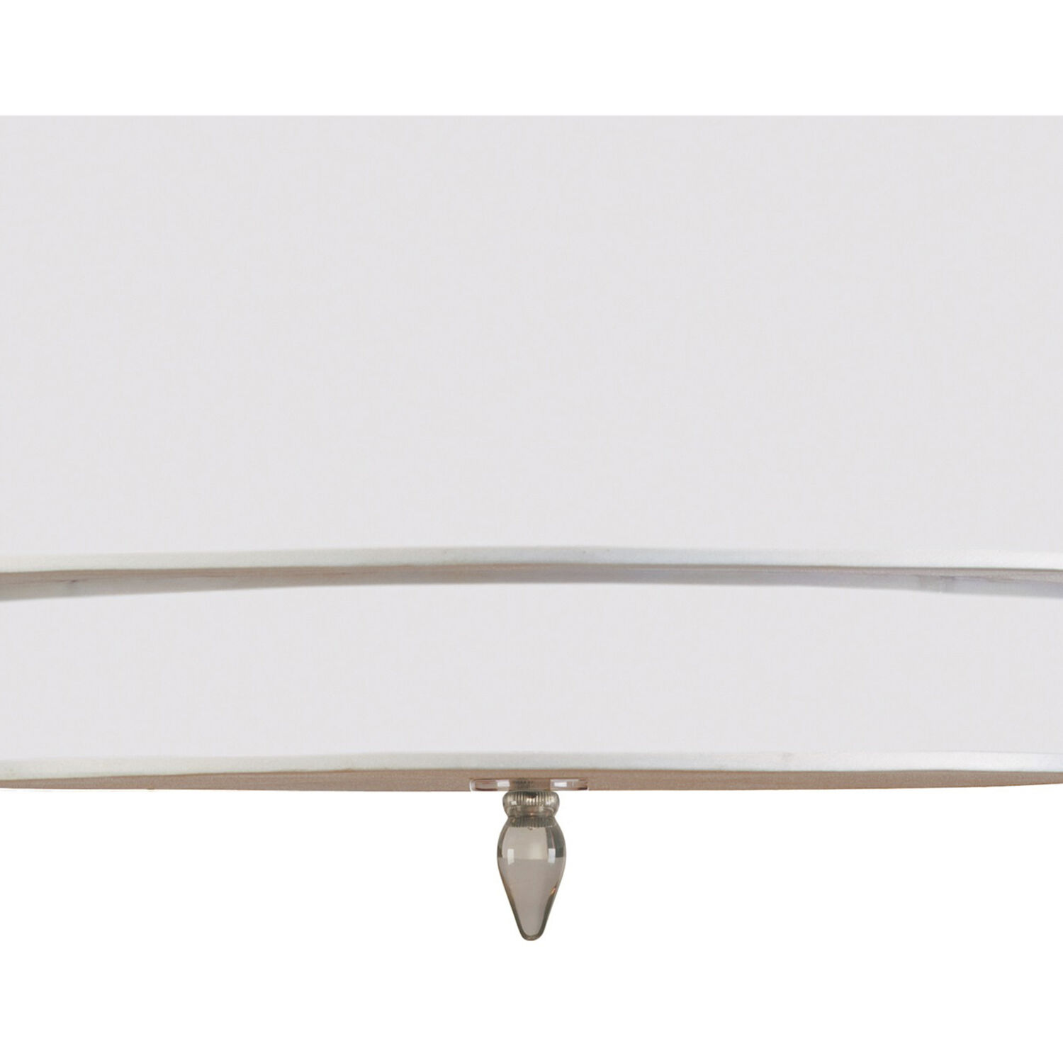 Luxo 5 Light 26 inch Satin Nickel Semi Flush Ceiling Light