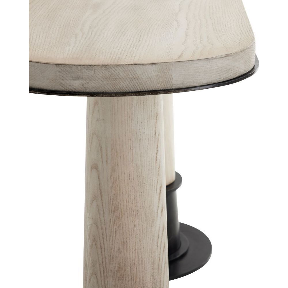 Kamile Smoke Console Table