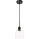 Codorus 1 Light 6 inch Black Pendant Ceiling Light