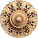 Milano 3 Light 9 inch French Gold Wall Sconce Wall Light in Cast French Gold, Milano Golden Teak