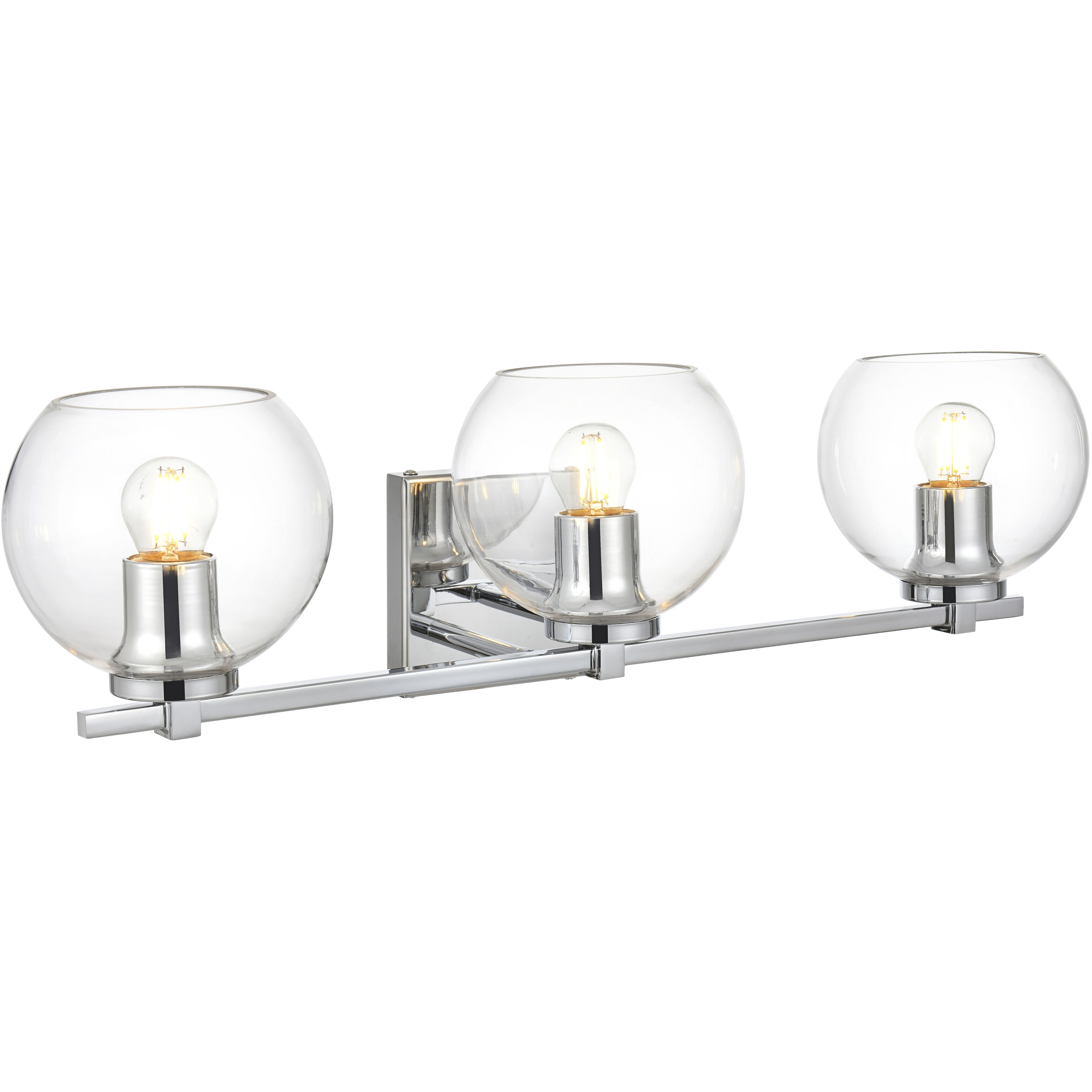 Juelz 3 Light 24 inch Chrome Bath Sconce Wall Light