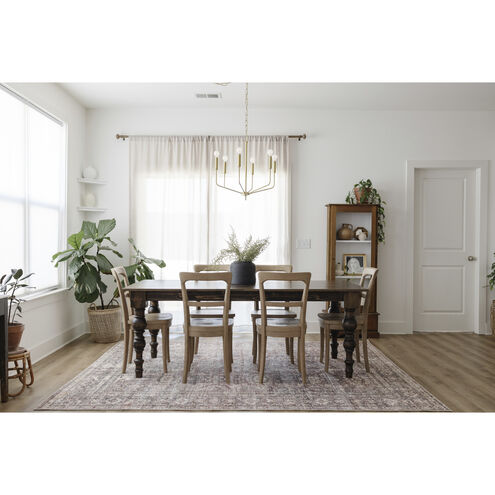 Bailey 6 Light 24 inch Aged Brass Chandelier Ceiling Light